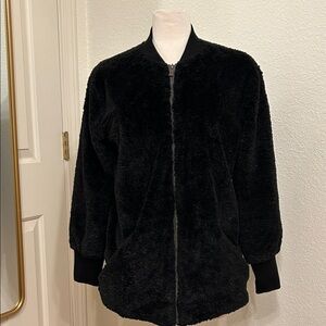Splendid Black Teddy Jacket